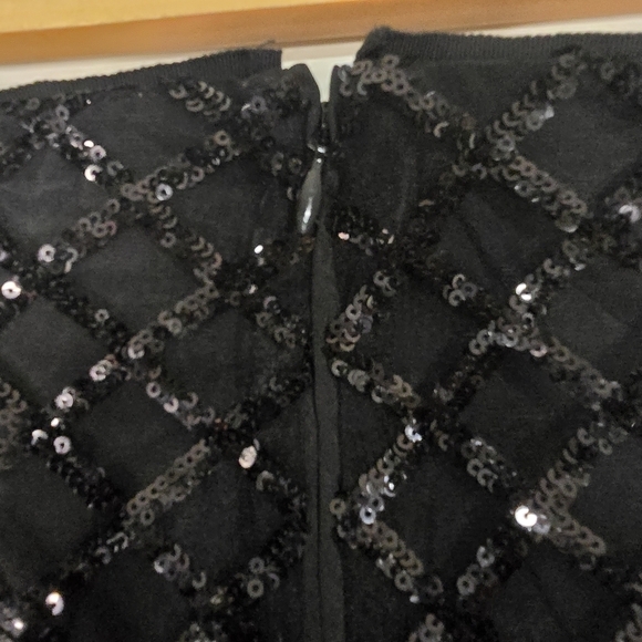 J. Crew Collection sequin Pencil Skirt in Black Evening Occasion Party Birthday - Picture 7 of 11